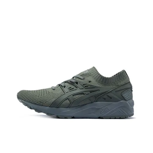 Asics Gel Kayano Trainer KNIT Low Топ Беговые кроссовки Унисекс Зеленый