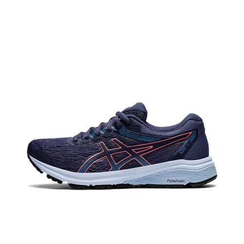 Asics GT 800 Устойчивые к истиранию Низкие Кроссовки для бега Женские Синие Розовые