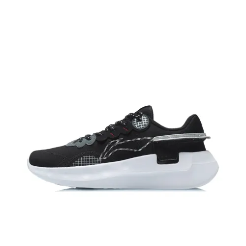 LINING Getaway Беговые кроссовки Мужские Черные Серые