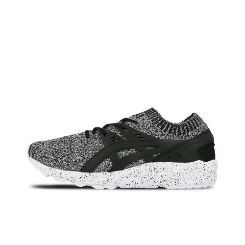 Asics Gel Kayano Trainer KNIT Устойчивый к истиранию Низкий Топ Повседневная Обувь Мужская Черная Серый