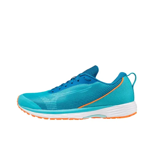 Mizuno Wave Duel 2 Sonic 2 Low Топ Беговые кроссовки Женские Небесно-голубой