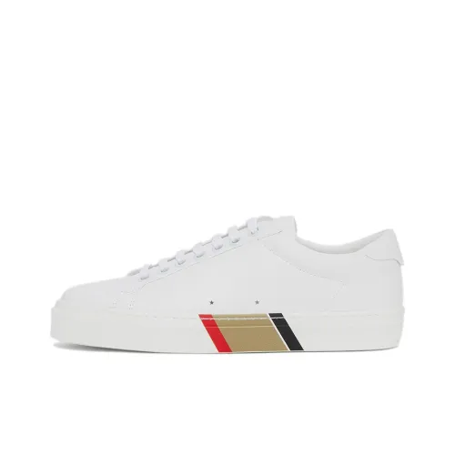 Burberry Низкий Топ Стильные Скейтбординги Женские Белые