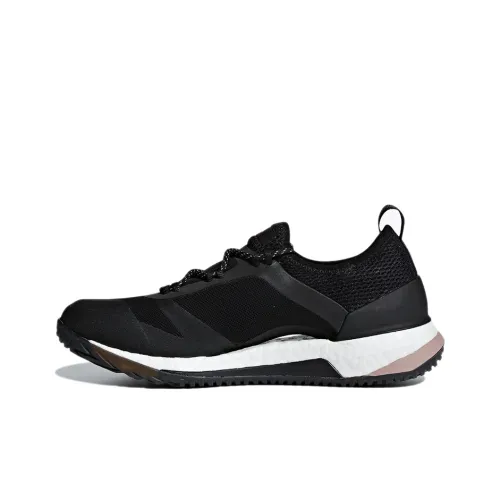 Stella McCartney x Adidas Pureboost X Slip-resistant Low Top Беговые кроссовки Женские Черный Розовый