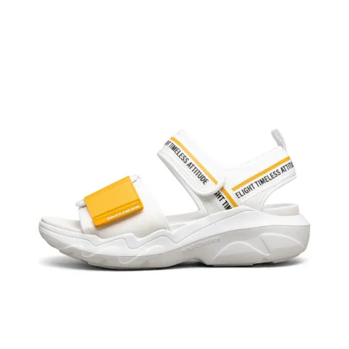 Skechers Dlt A Пляжные сандалии Женские Белые Желтые