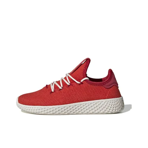 Adidas Originals Tennis Hu Нескользящий Легкий Низкий Топ Теннисные Кроссовки Мужские Красные