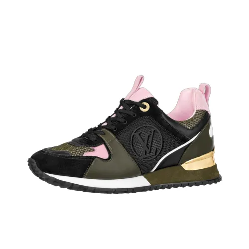 LOUIS VUITTON Run Away Low Топ Беговые кроссовки Женские Зеленый