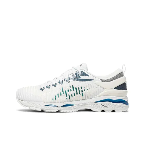 Kiko Kostadinov x Asics Гель Delva 1 Амортизация Устойчивость к истиранию Дышащие Низкие Кроссовки для бега Унисекс Белый Зеленый