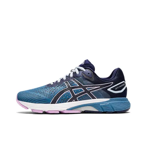 Asics GT 4000 2 Устойчивые к истиранию Низкие Кроссовки для бега Женские Синие Фиолетовые D Ширина