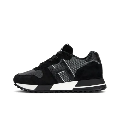 HOGAN H383 Спортивная повседневная обувь Женская Черная Серый