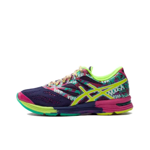 Asics Гель Noosa Tri 10 Low Топ Беговые кроссовки Женские Фиолетово-желтый