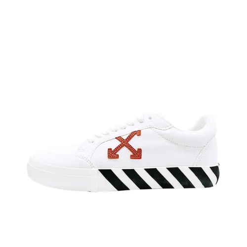 OFF Белый Vulcanized Low Top Кеды Мужские