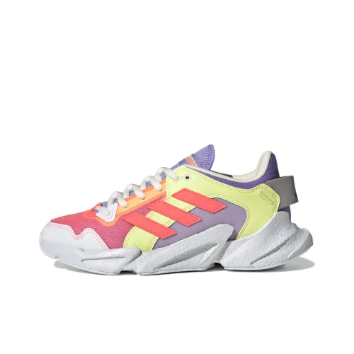 Karlie Kloss x Adidas X9000 Slip-Resistant Abrasion-Resistant Low Top Casual Running Shoes Women's Red Yellow Purple