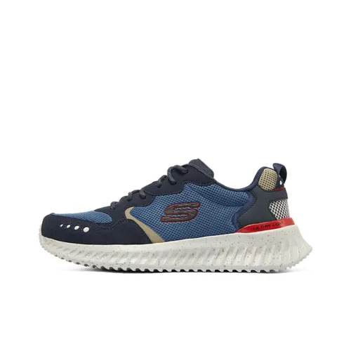 Skechers Sport Низкие Беговые Кроссовки Мужские Синие Красные