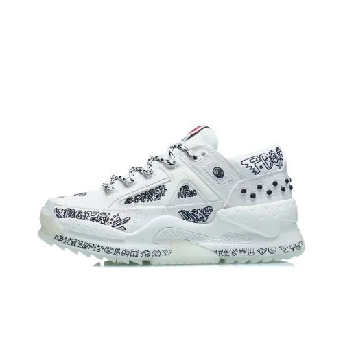 LINING CF Low Топ Спортивная Повседневная Обувь Женская Туманно-Белый