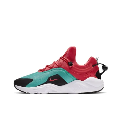 nike Huarache City Shock Absorbers Slip Resistant Abrasion Resistant Низкий Топ Повседневные Беговые кроссовки Женские Красный Зеленый