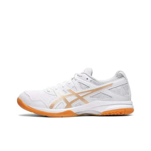 Asics Гель Task 2 Low Топ Беговые кроссовки Женские Белые Золотые