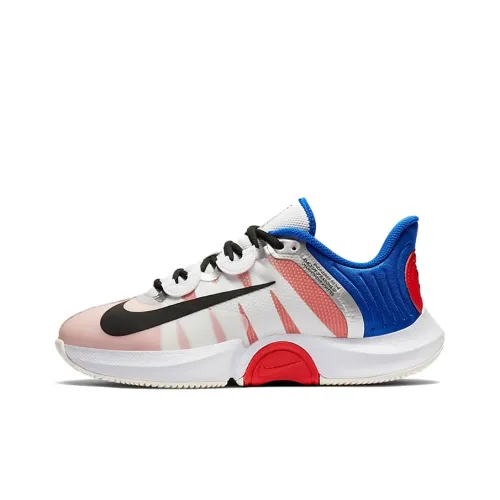 Nike Амортизация Износостойкие Низкие Кроссовки для Тениса Женские Синий Белый Красный