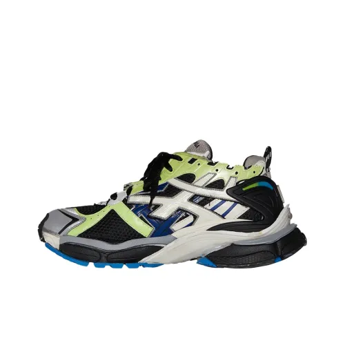 Balenciaga Runner Low Топ Беговые кроссовки Мужской Серый Эффект состаривания