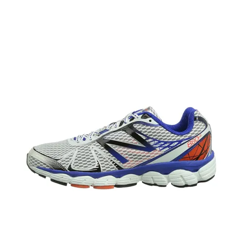 New Balance NB 880 V4 Low Топ Беговые кроссовки Мужские Белый Синий