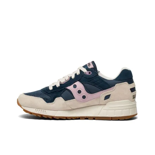 Saucony Shadow 5000 Винтаж Низкий Топ Беговые кроссовки Женские Белые Синие Стандартные M