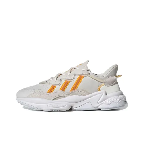 Adidas Originals Ozweego Аbrasion Resistant Shock Absorbers Низкий Топ Повседневные Беговые Кроссовки Женские Серый Оранжевый