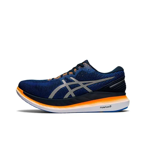 Asics Glideride 2 Low Топ Беговые кроссовки Мужские Темно-синий Серый