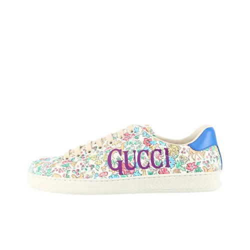 LIBERTY OF Лондон x GUCCI Ace Low Топ Стильные Скейтбординги Женские Многоцветный