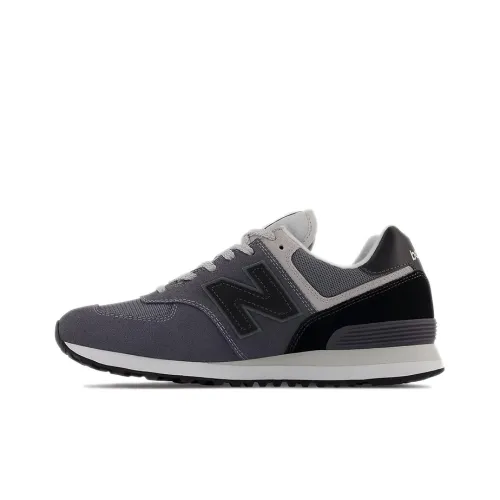 New Balance NB 574 Low Топ Повседневные Беговые Кроссовки Унисекс Темно-Серый