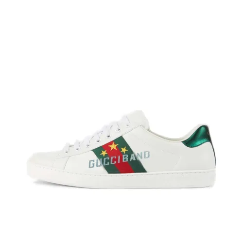 GUCCI Ace Полоска Стильные Скейтбординги Мужской Белый