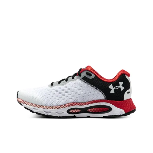Under Armour Hovr Infinite 3 Low Топ Тренировочные Беговые Кроссовки Мужские Белый Черный Красный