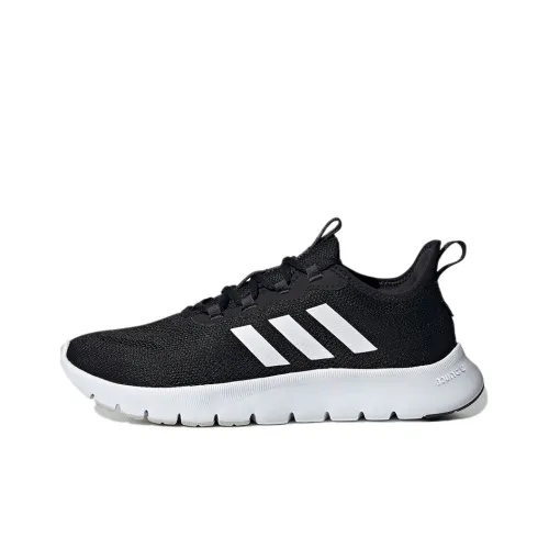 Adidas Nario Move Дышащий Легкий Устойчивый к истиранию Низкий Топ Тренировочные Беговые Кроссовки Женские Черный Белый