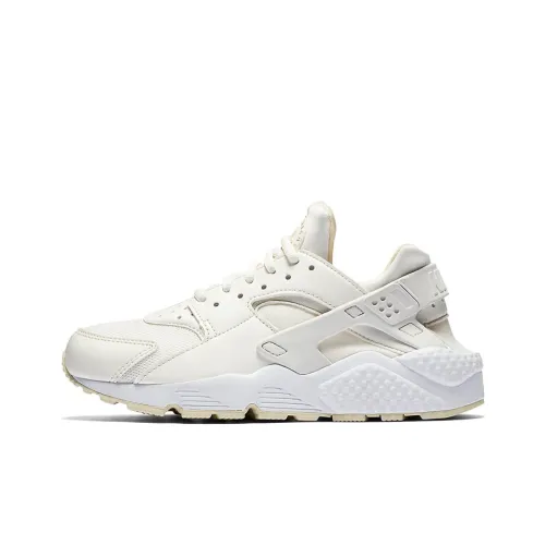 Nike Air Huarache Run Амортизация Противоскользящий Легкий Покрытие Низкий Топ Повседневные Беговые кроссовки Женские Кремовый