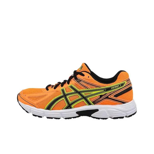 Asics Patriot 7 Устойчивые к истиранию Низкие Кроссовки для Бега Мужские Оранжевые Желтые