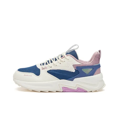 361° Противоскользящий устойчивый к истиранию низкий топ кэжуал женский белый синий