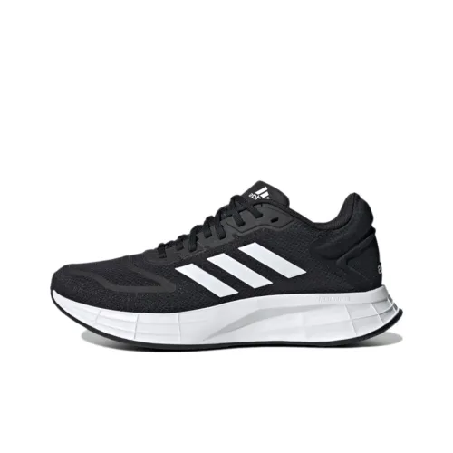 Adidas Duramo 10 Wide Abrasion Resistant Низкий Топ Беговые кроссовки Женские Черные
