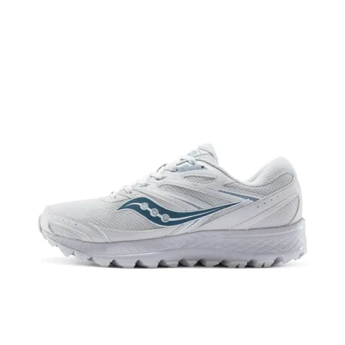 Saucony Cohesion 13 Амортизаторы Slip-resistant устойчивые к истиранию дышащие низкие кроссовки для бега по пересеченной местности Мужские Серый