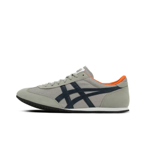 Onitsuka Tiger Machu Racer Устойчивая к истиранию Низкая Повседневная Обувь Унисекс Серый