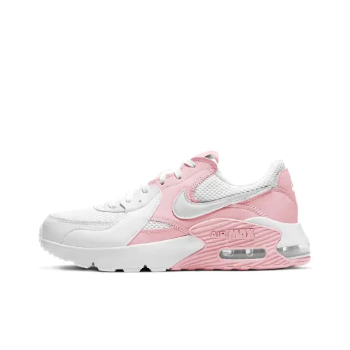 Nike Air Max Excee Low Топ Air Cushion Тренировочные Беговые Кроссовки Женские Белые Розовые