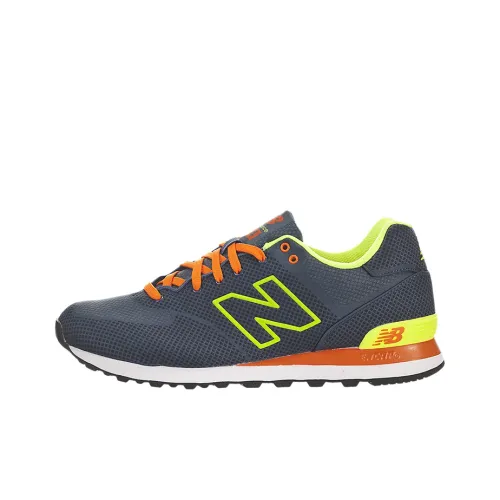 New Balance NB 574 Low Топ Марафон Беговые кроссовки Мужской Серый Темно-синий Желтый