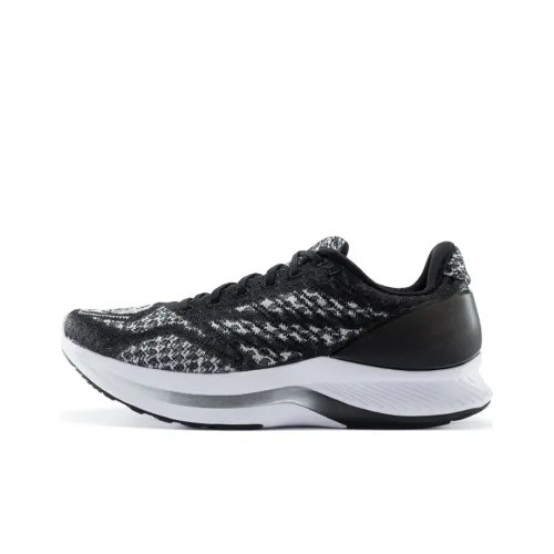 Saucony Shock Absorbers Slip-resistant Abrasion-resistant Breathable Low-top Casual Running Shoes Men's Black White Сaucony Шок Absorbers Противоскользящий Устойчивый к истиранию Дышащий Низкий Топ Повседневные Беговые Кроссовки Мужские Черный Белый