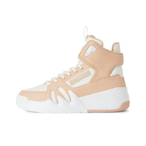 Giuseppe Zanotti GZ Talon Fero High Топ Стильные Скейтбординги Женские Экрю