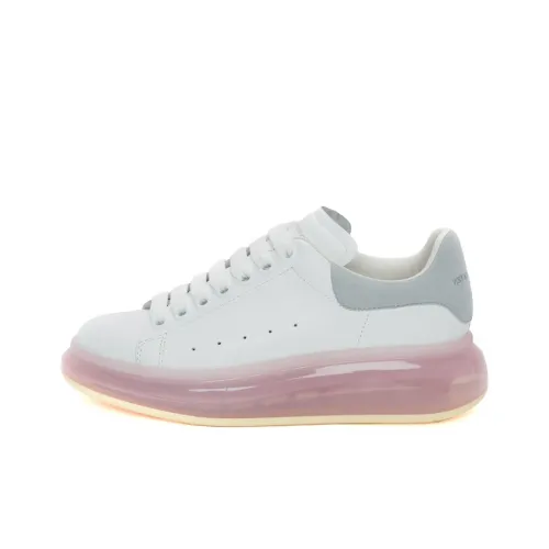 Alexander McQueen Низкие кроссовки для бега женские розовые и белые