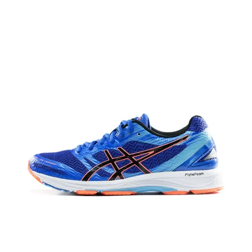 Asics Гель DS Trainer 22 Устойчивые к абразиву Низкие Кроссовки для Бега Женские Синий-Фиолетовый