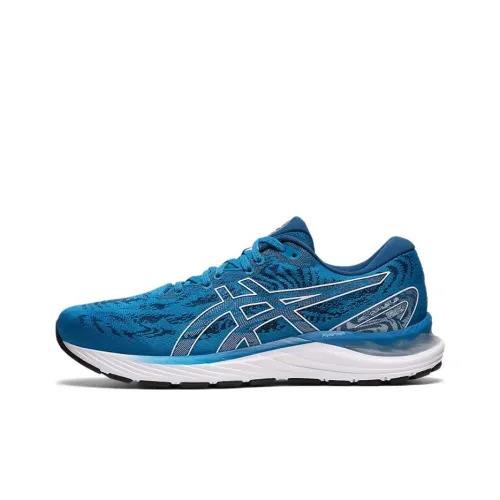 Asics Gel CUMULUS 23 Low Топ Беговые кроссовки Мужские Синие Серые
