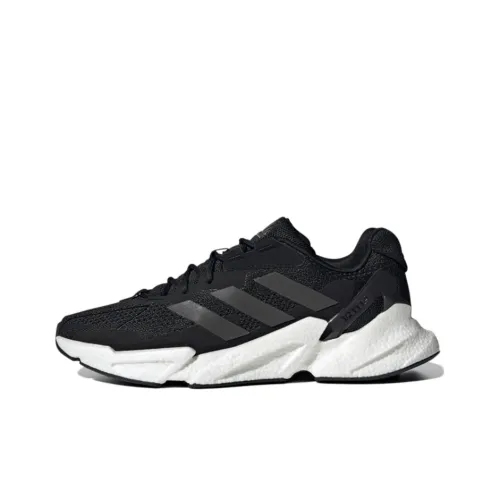 Adidas X9000l4 Устойчивый к истиранию Дышащий Низкий Топ Спринт Беговые кроссовки Мужской Черный Белый