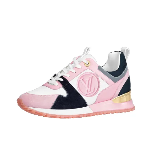 LOUIS VUITTON Run Away Low Топ Беговые кроссовки Женские Розовый