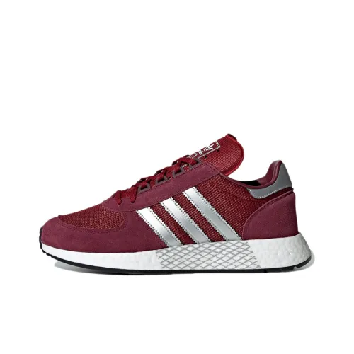 Adidas Originals MARATHON TECH Дышащий Верх Низкие Беговые Кроссовки Унисекс Бордовый