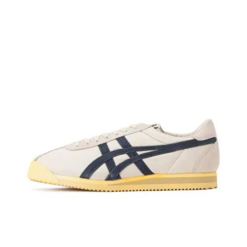 Onitsuka Tiger CORSAIR Винтаж Низкий Топ Повседневная Обувь Унисекс Серый Синий
