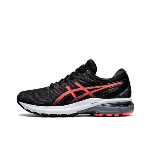 Asics GT 2000 8 Low Топ Беговые кроссовки Женские Черно-розовый 2E