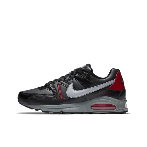 Nike Air Max Command Low Беговые кроссовки Мужские Черные Серые Красные